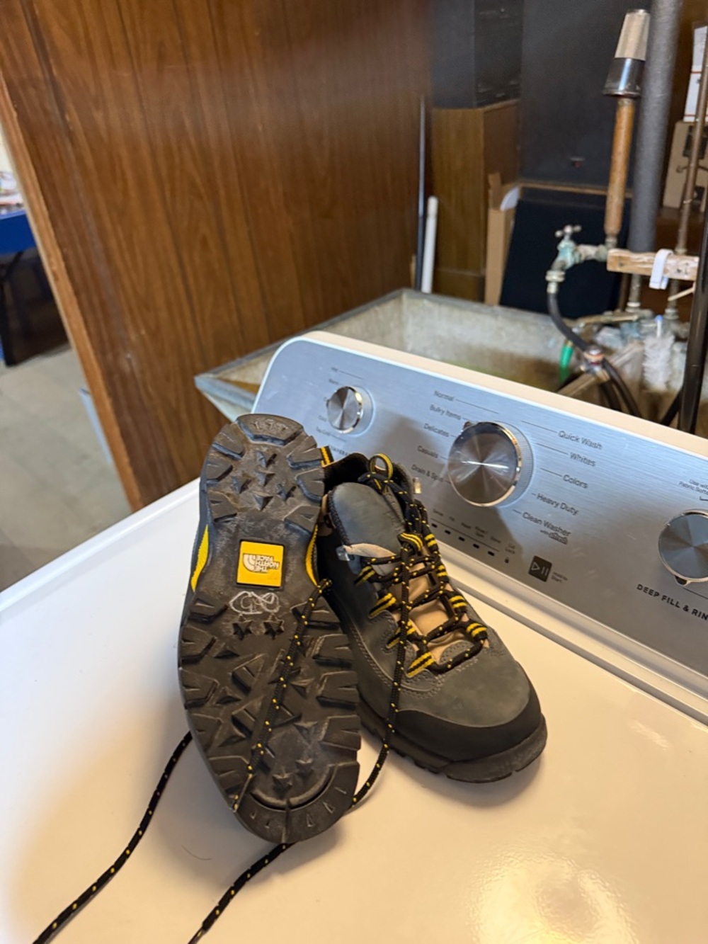 Woman’s waterproof X2 Gray and Yellow Hiking Shoes